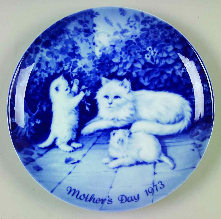 Mother's Day Plate Cats And Kittens - No Box by Kaiser-1