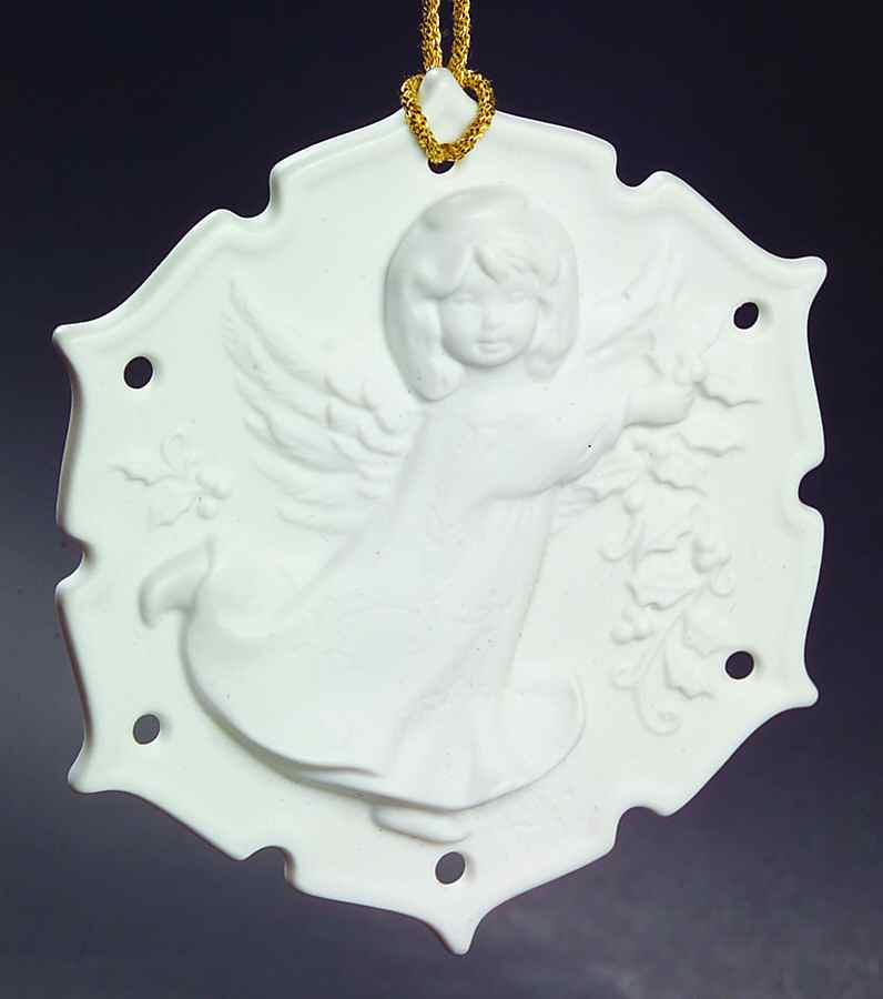 Hibel Holiday Snowflakes Holly Angel - Boxed by Kaiser-1