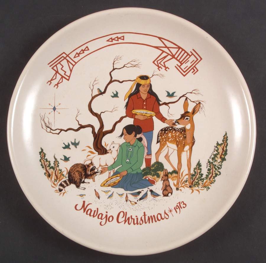Navajo Christmas Sharing With Nature - No Box by Kay Mallek-1