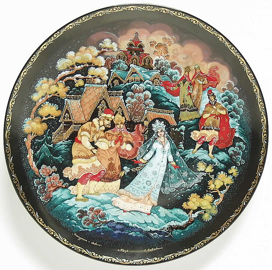 Legend of the Snowmaiden Snowmaiden And Her Parents - Boxed by Kholuy Art Studios-1