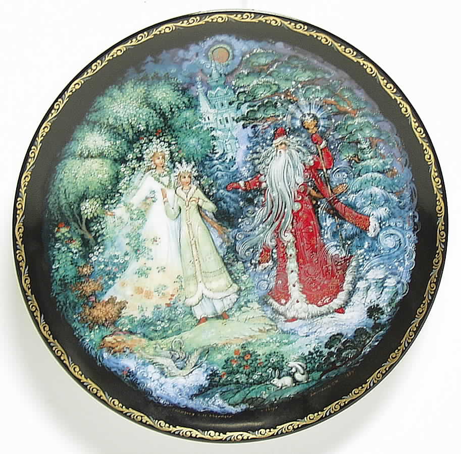 Legend of the Snowmaiden Snowmaiden With Spring & Winter - Boxed by Kholuy Art Studios-1