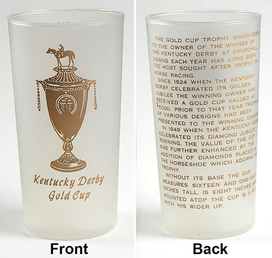 Kentucky Derby Official Glassware 1952-78th Running - No Box by Kentucky Derby-1
