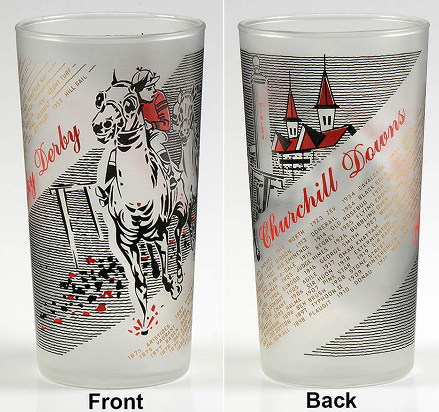 Kentucky Derby Official Glassware 1961 - 87th Running - No Box by Kentucky Derby-1