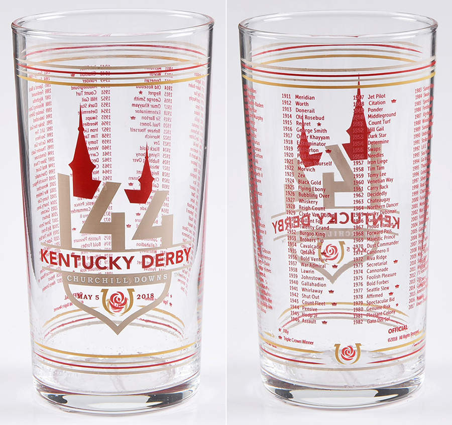Kentucky Derby Official Glassware 2018 - 144th Running - No Box by Kentucky Derby-1