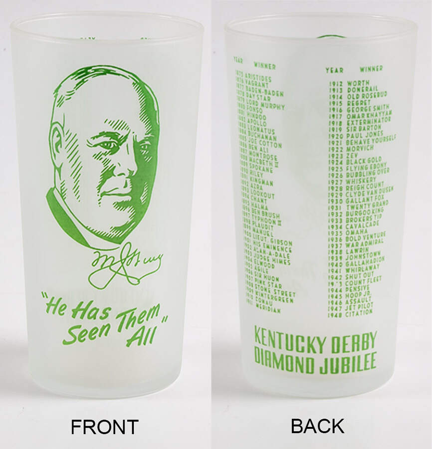 Kentucky Derby Official Glassware 1949 - Diamond Jubilee - No Box by Kentucky Derby-1