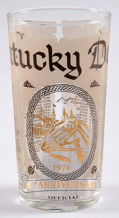 Kentucky Derby Official Glassware Canonero Ii - No Trademark - No Box by Kentucky Derby-1