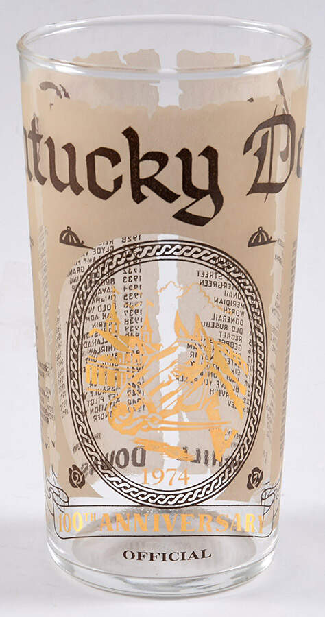 Kentucky Derby Official Glassware Canonero Ii  (Libbey Mark) - No Box by Kentucky Derby-1