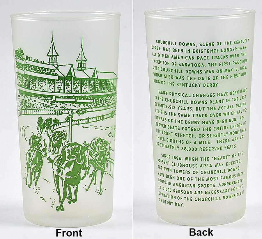 Kentucky Derby Official Glassware 1950 - 76th Running - No Box by Kentucky Derby-1