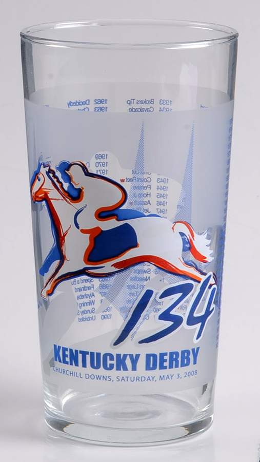 Kentucky Derby Official Glassware 2008 - 134th Running - No Box by Kentucky Derby-1