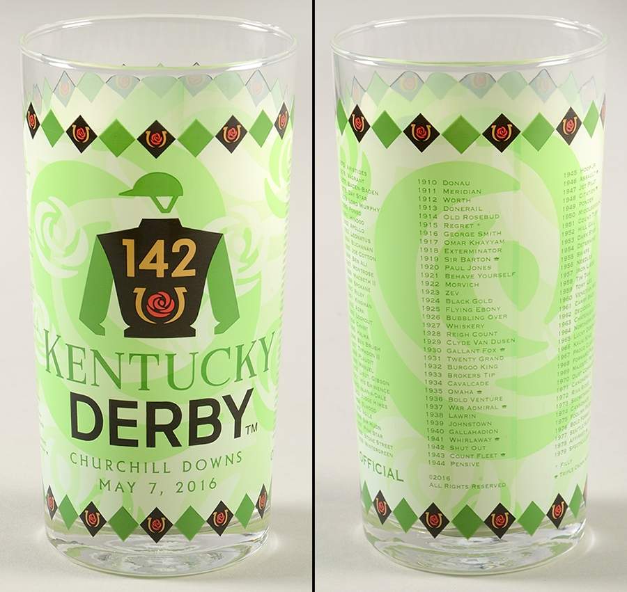 Kentucky Derby Official Glassware 2016 - 142nd Running - No Box by Kentucky Derby-1