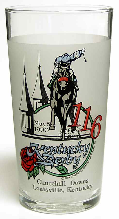 Kentucky Derby Official Glassware 1990 - 116th Running - No Box by Kentucky Derby-1