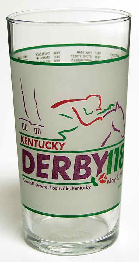 Kentucky Derby Official Glassware 1992 - 118th Running - No Box by Kentucky Derby-1