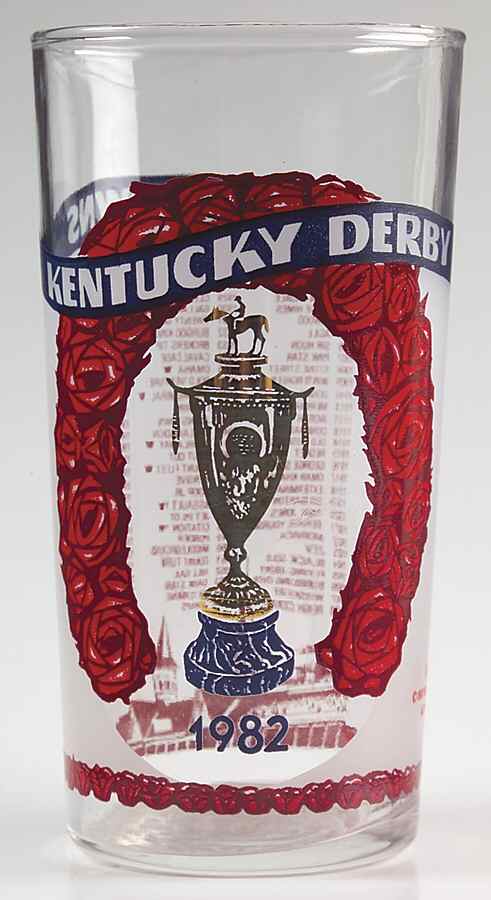 Kentucky Derby Official Glassware 1982-108th Running - No Box by Kentucky Derby-1