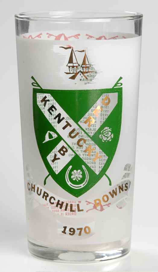 Kentucky Derby Official Glassware 1970-95th Running - No Box by Kentucky Derby-1
