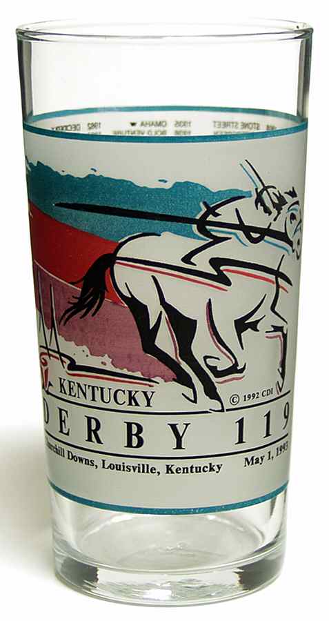 Kentucky Derby Official Glassware 1993 - 119th Running - No Box by Kentucky Derby-1