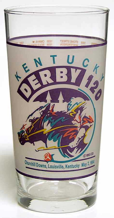 Kentucky Derby Official Glassware 1994 - 120th Running - No Box by Kentucky Derby-1