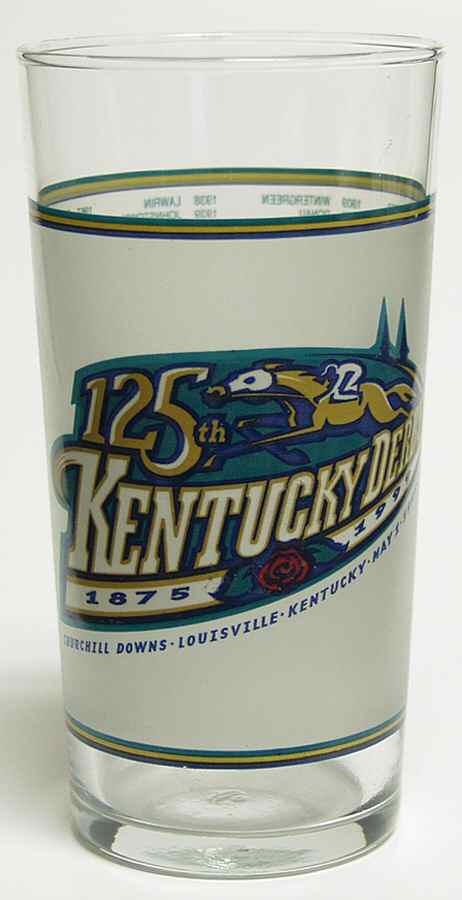 Kentucky Derby Official Glassware 1999 - 125th Running - No Box 60 by Kentucky Derby-1