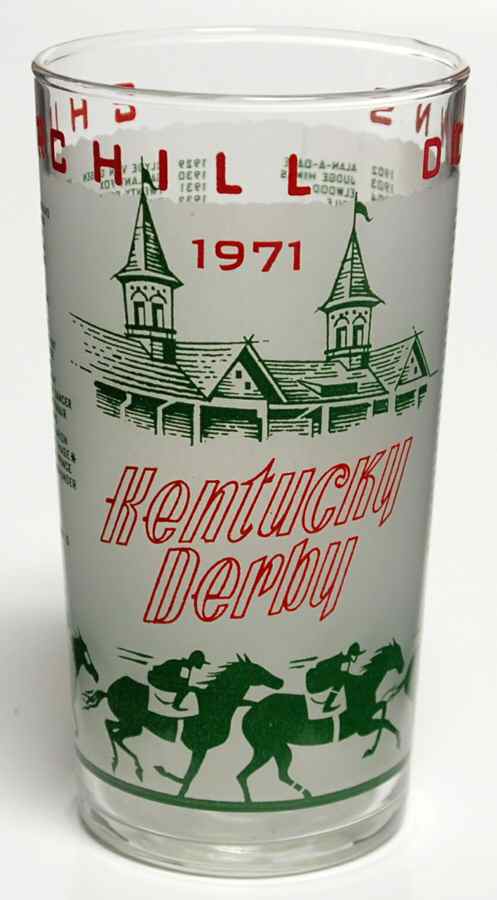 Kentucky Derby Official Glassware 1971-96th Running - No Box by Kentucky Derby-1