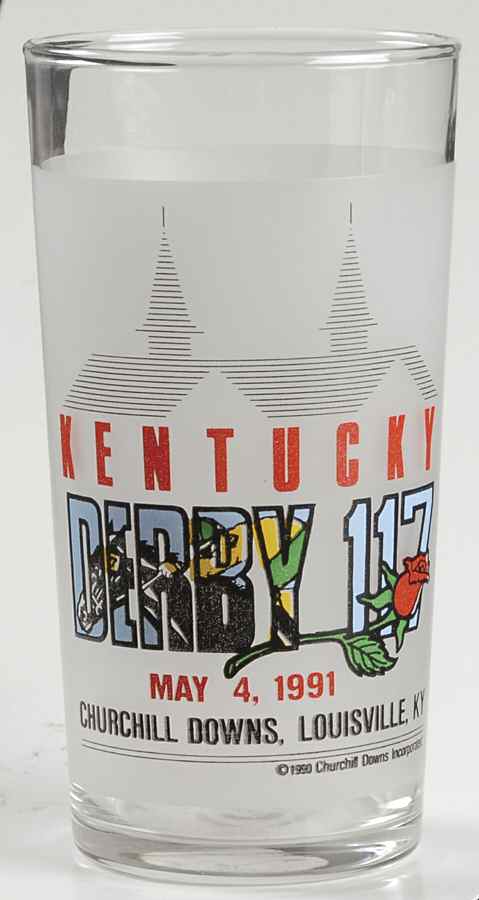 Kentucky Derby Official Glassware 1991 - 117th Running - No Box by Kentucky Derby-1