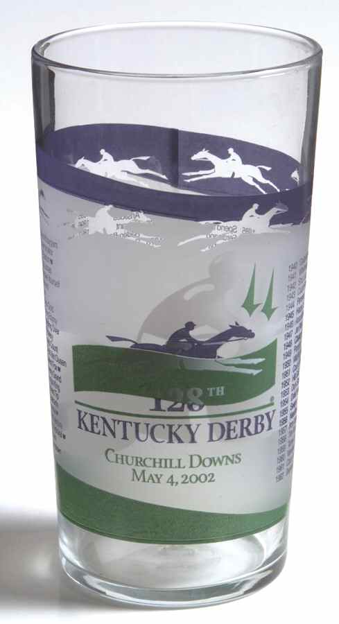 Kentucky Derby Official Glassware 2002 - 128th Running - No Box by Kentucky Derby-1