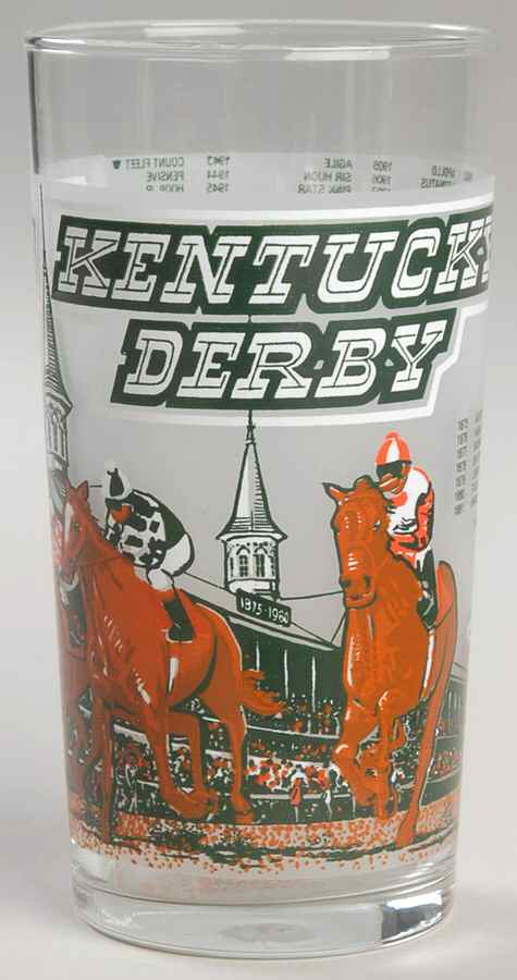 Kentucky Derby Official Glassware 1980 - 106th Running - No Box by Kentucky Derby-1