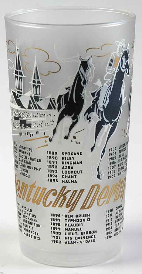 Kentucky Derby Official Glassware 1960 - 86th Running - No Box by Kentucky Derby-1
