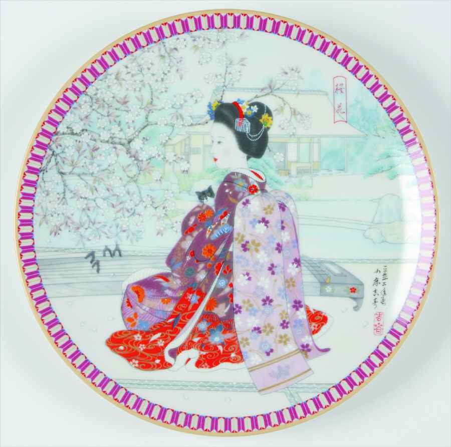 Poetic Visions of Japan Cherry Flowers - Boxed by Ketsuzan-Kiln-1
