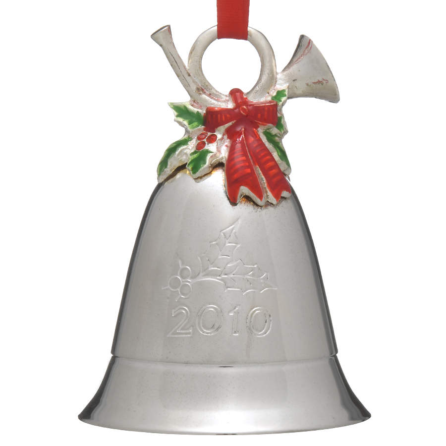 Musical-Annual Bell French Horn-Joy To The World - Boxed by Kirk Stieff-1