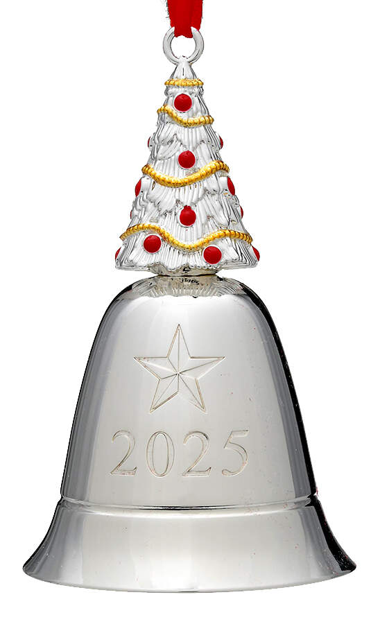 Musical-Annual Bell Tree- We Wish You A Merry Christam - No Box by Kirk Stieff-1