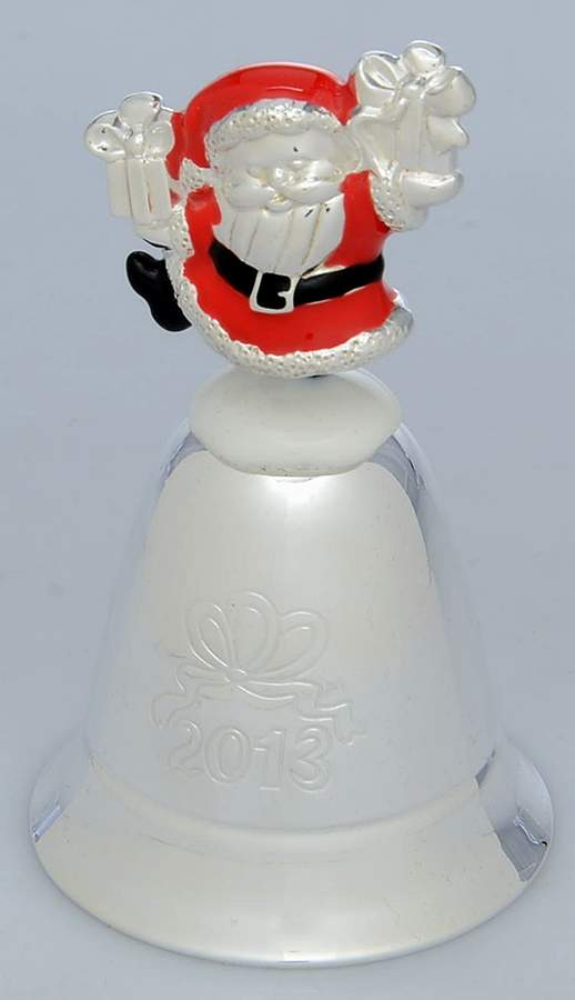 Musical-Annual Bell Santa - Jolly Old St. Nicholas - Boxed by Kirk Stieff-1