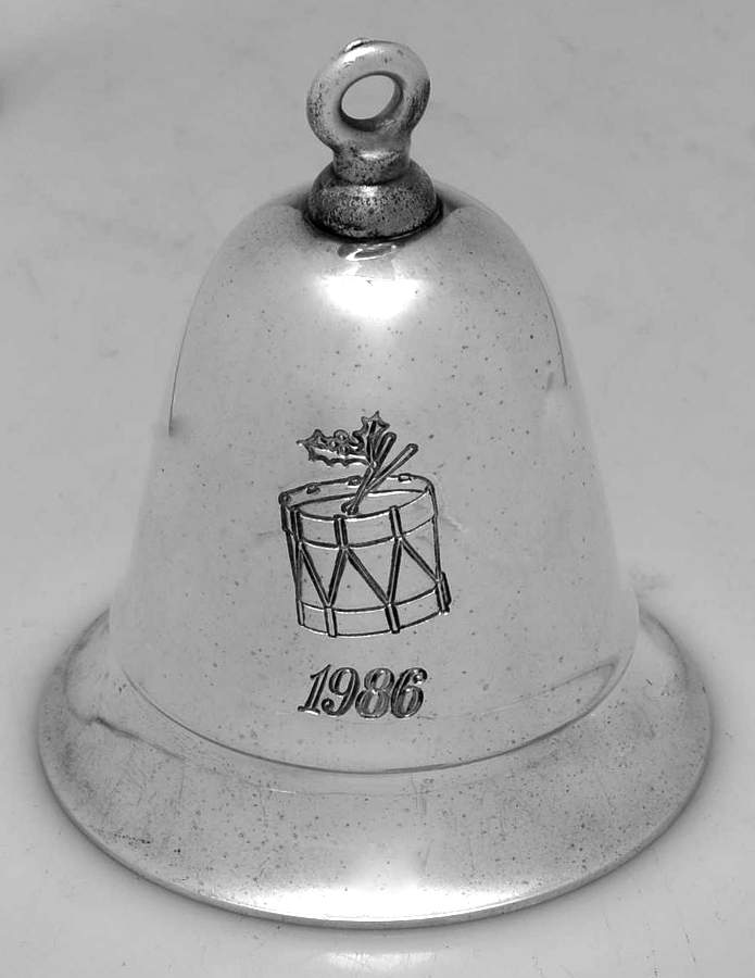 Musical-Annual Bell Little Drummer Boy - No Box by Kirk Stieff-1