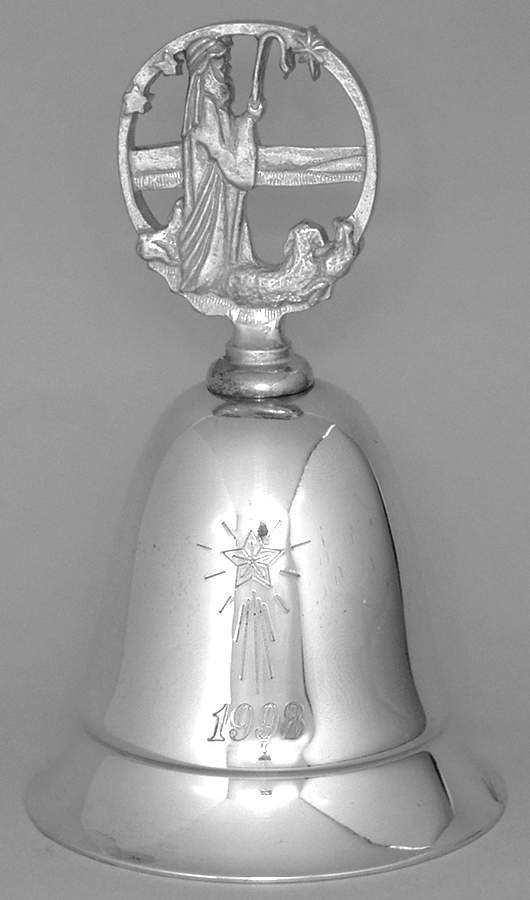 Musical-Annual Bell Silent Night - No Box by Kirk Stieff-1