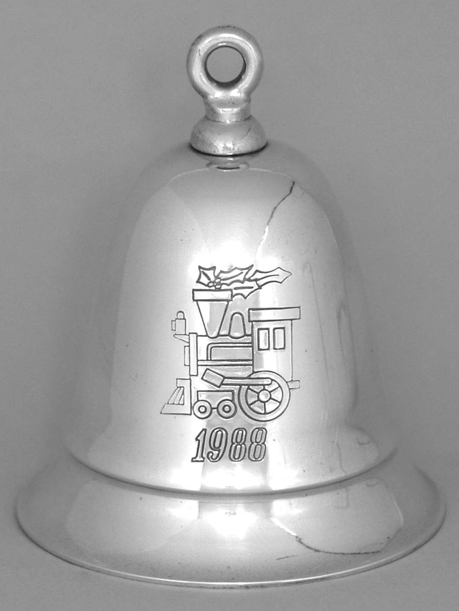 Musical-Annual Bell I'Ll Be Home For Christmas - No Box by Kirk Stieff-1