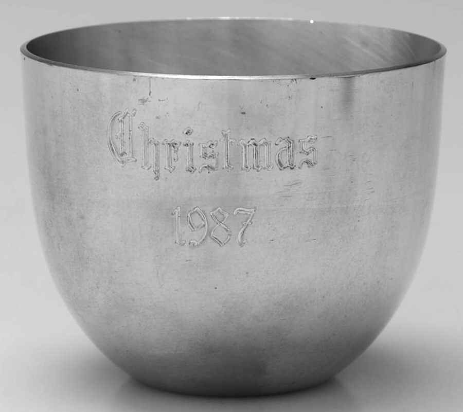 Christmas Jefferson Cup 1987 Jefferson Cup - No Box Nb1987 by Kirk Stieff-1