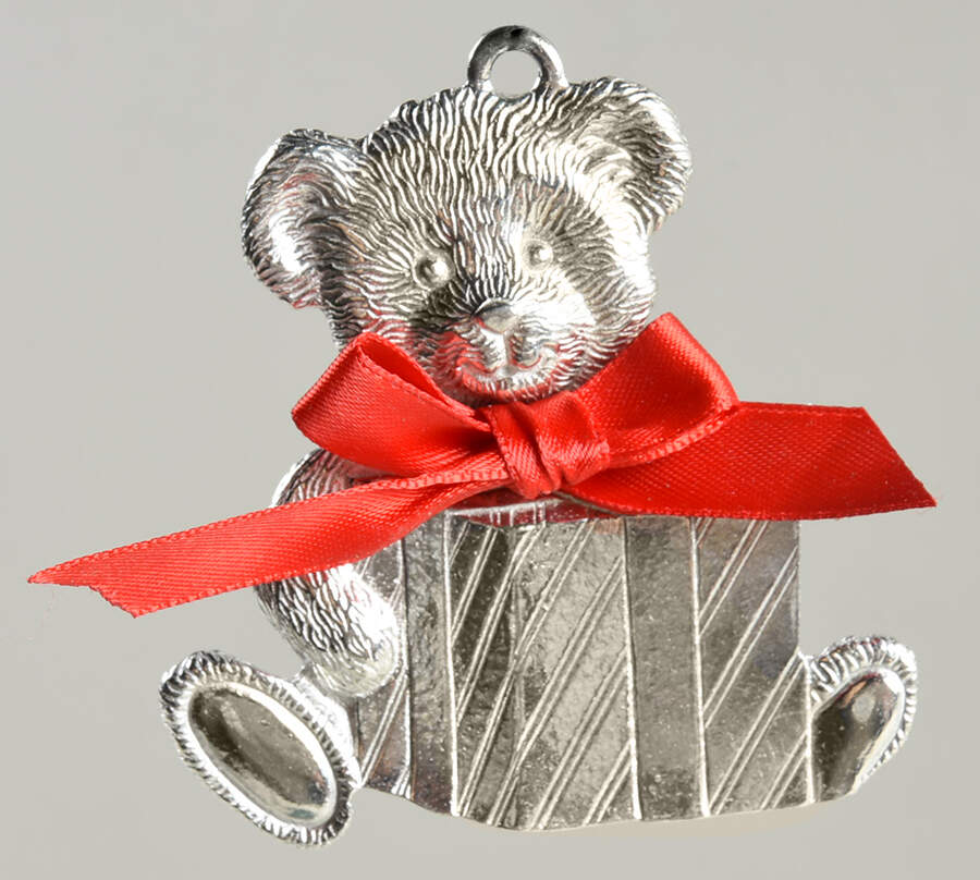 Christmas Ornament Teddy Bear - Boxed by Kirk Stieff-1