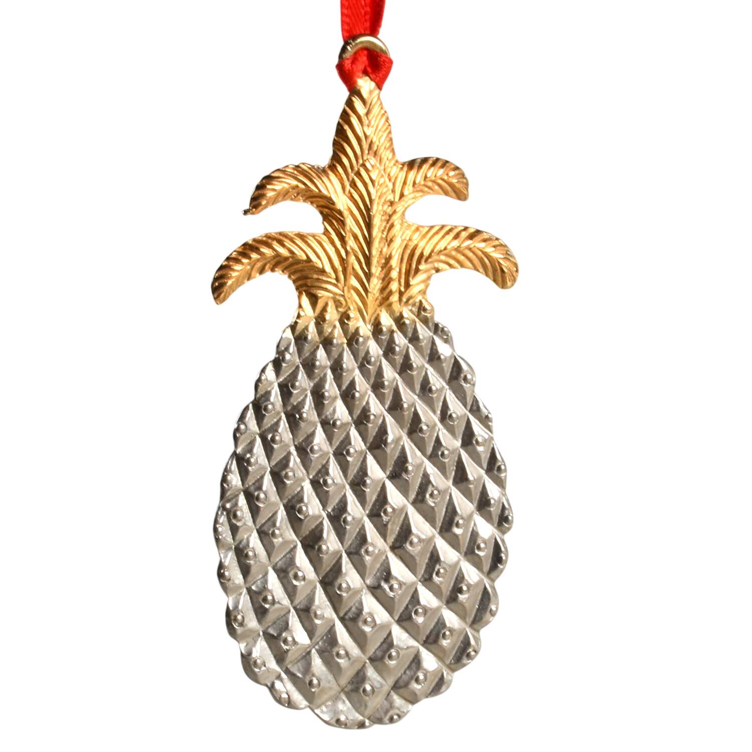Christmas Ornament Gold Top Pineapple - No Box by Kirk Stieff-1