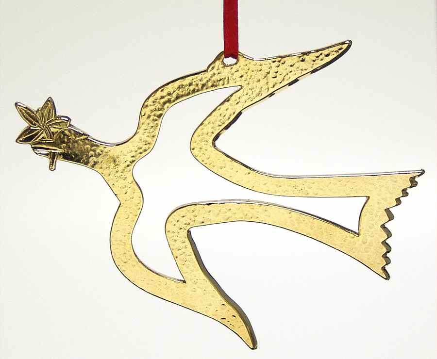 Christmas Ornament Mount Vernon Dove Of Peace - Boxed by Kirk Stieff-1