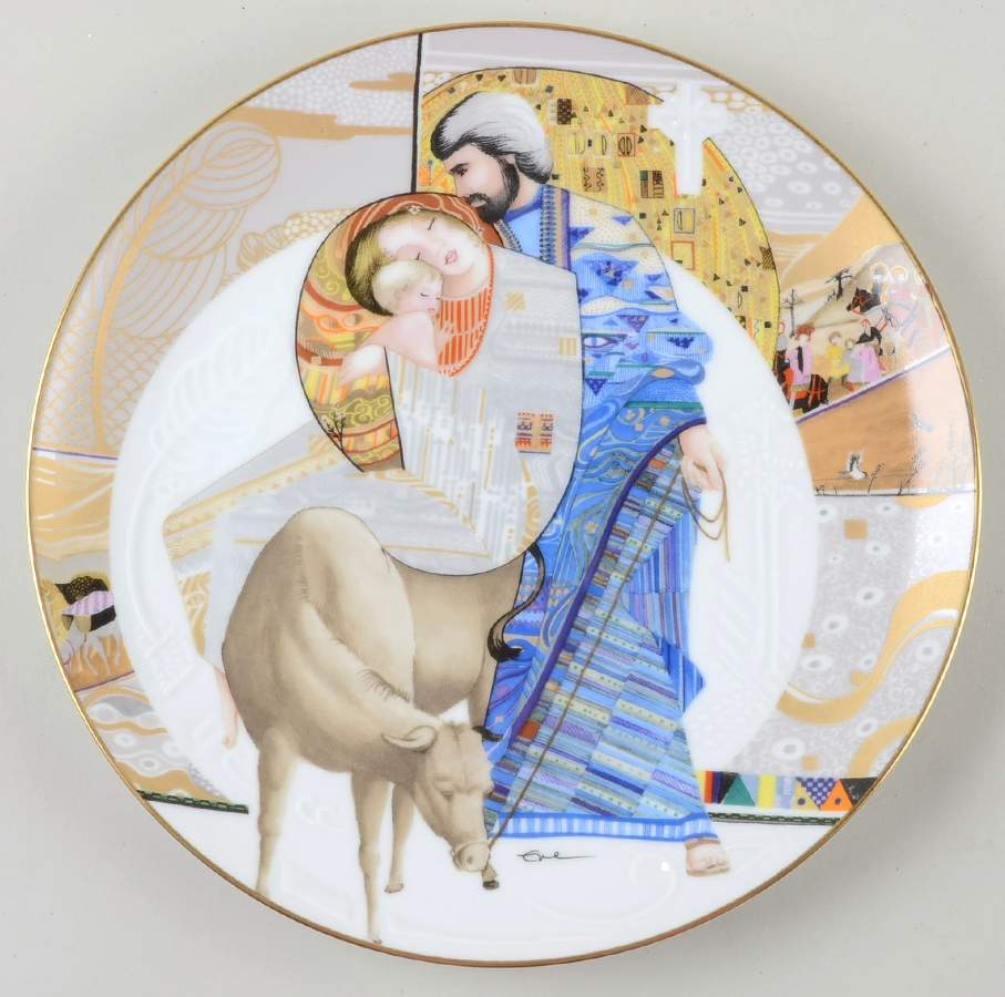 Biblical Mothers Mary And Jesus - Boxed by Edwin Knowles-1