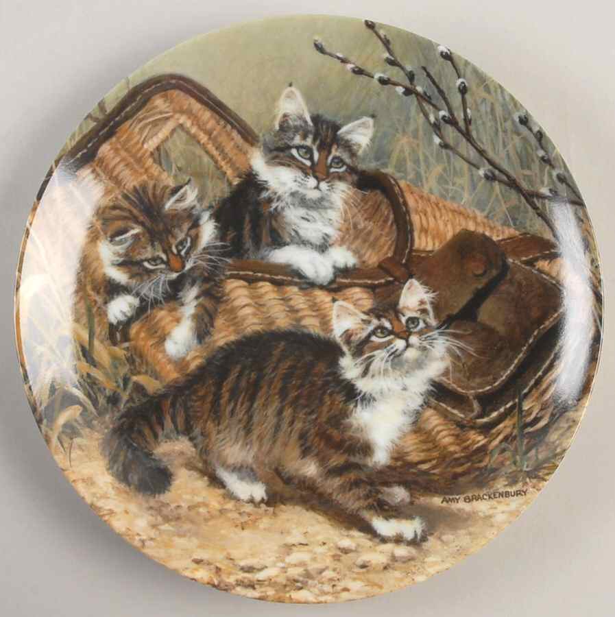 Cat Tales Gone Fishing:Maine Coons - Boxed by Edwin Knowles-1