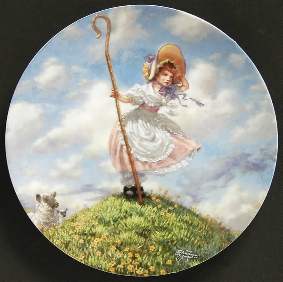 Classic Mother Goose Little Bo Peep - No Box by Edwin Knowles-1