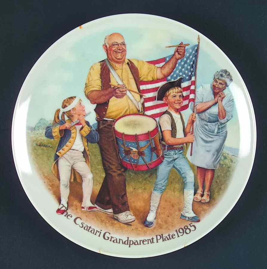 Csatari Grandparents Patriot's Parade - Boxed by Edwin Knowles-1