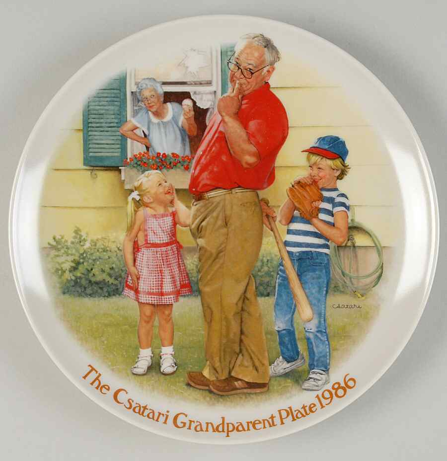 Csatari Grandparents The Home Run - No Box by Edwin Knowles-1