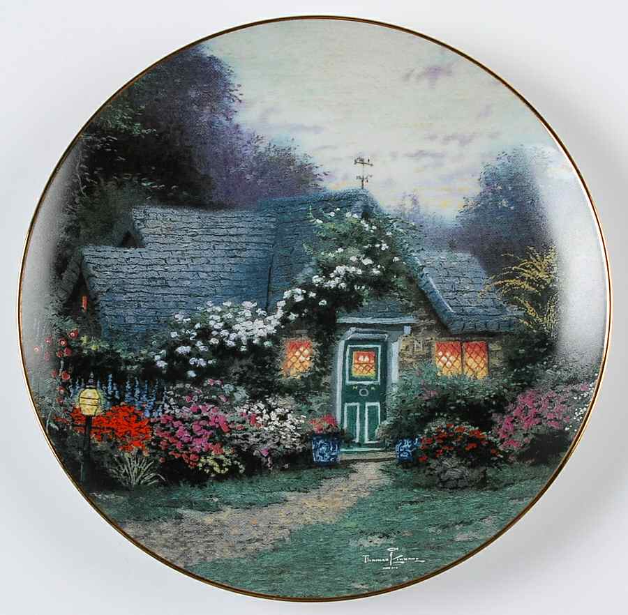 Enchanted Cottages Weathervane Cottage - Boxed by Edwin Knowles-1