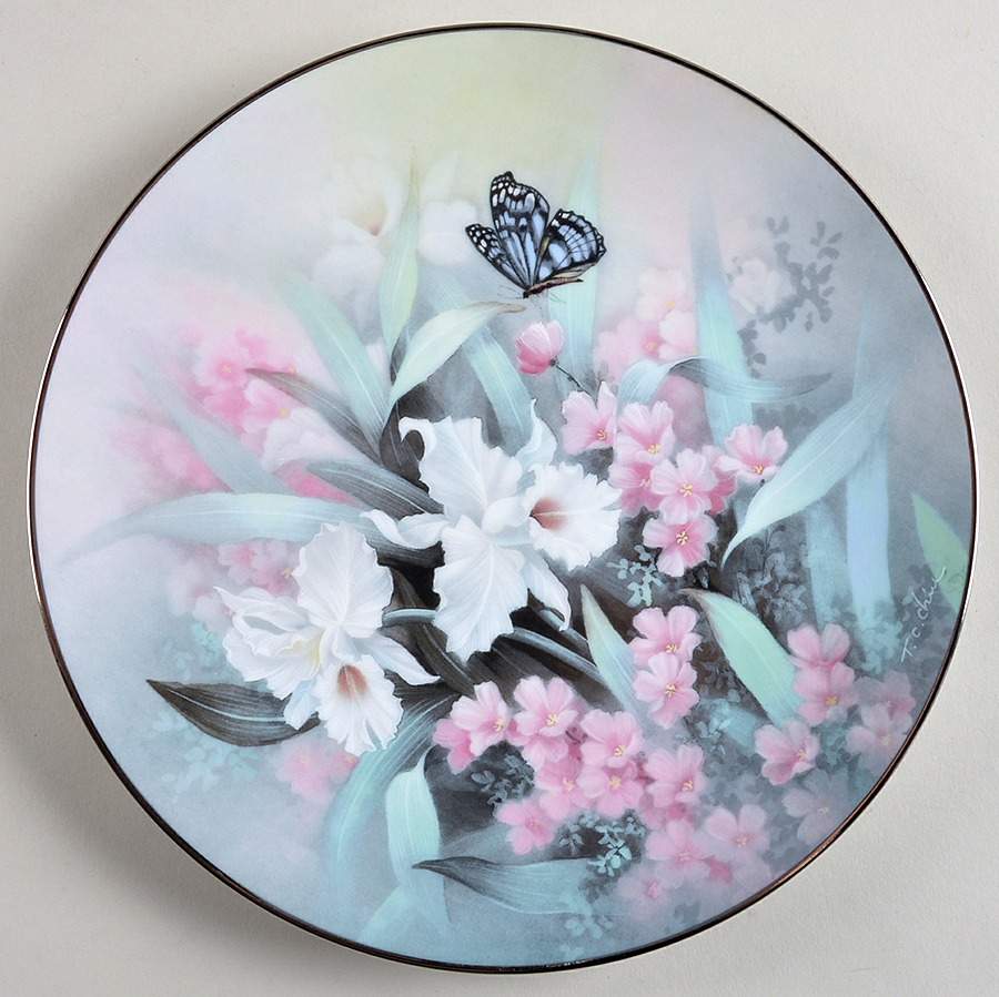 Jewels of the Flowers Sapphire Wings - No Box by Edwin Knowles-1