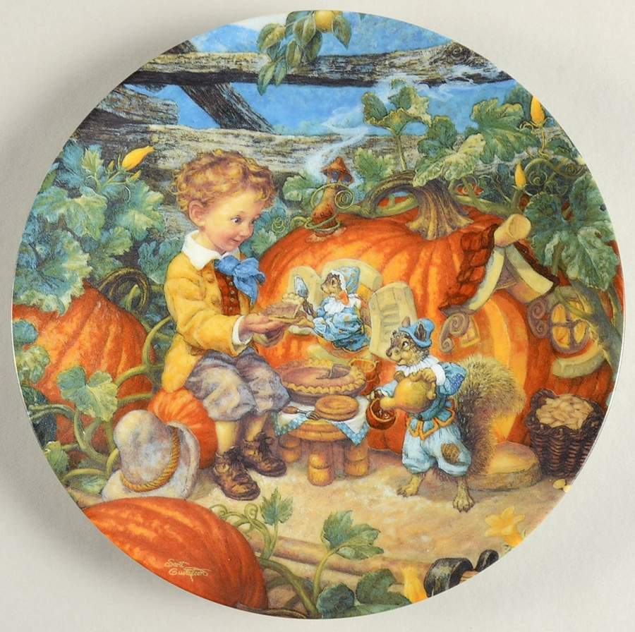 Keepsake Rhymes Peter Pumpkin Eater - No Box by Edwin Knowles-1