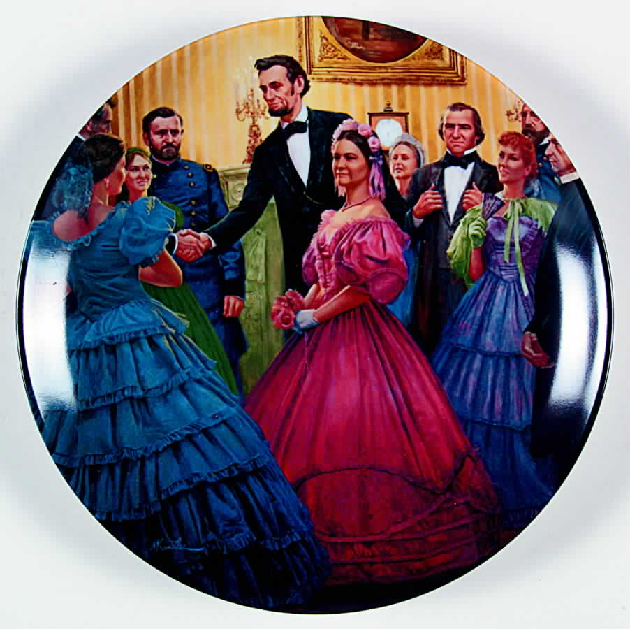 Lincoln Man of America The Inauguration - Boxed by Edwin Knowles-1