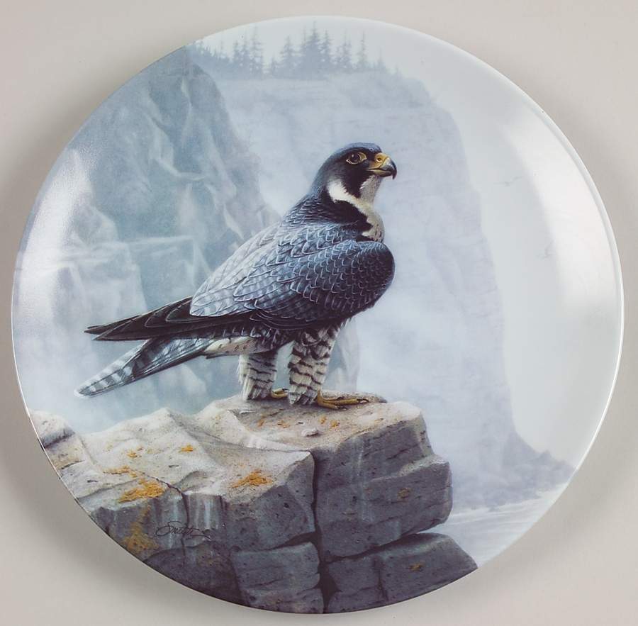 Majestic Birds of North America Peregrine Falcon - Boxed by Edwin Knowles-1
