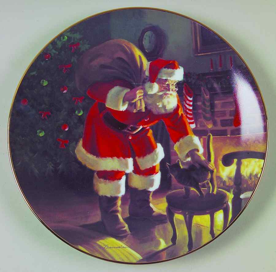 Santa's Christmas Santa's Love - No Box by Edwin Knowles-1