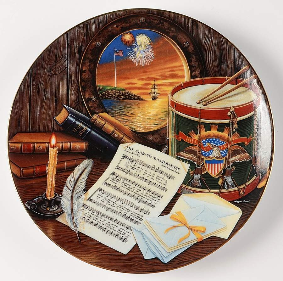 Songs of American Spirit The Star Spangled Banner - No Box by Edwin Knowles-1