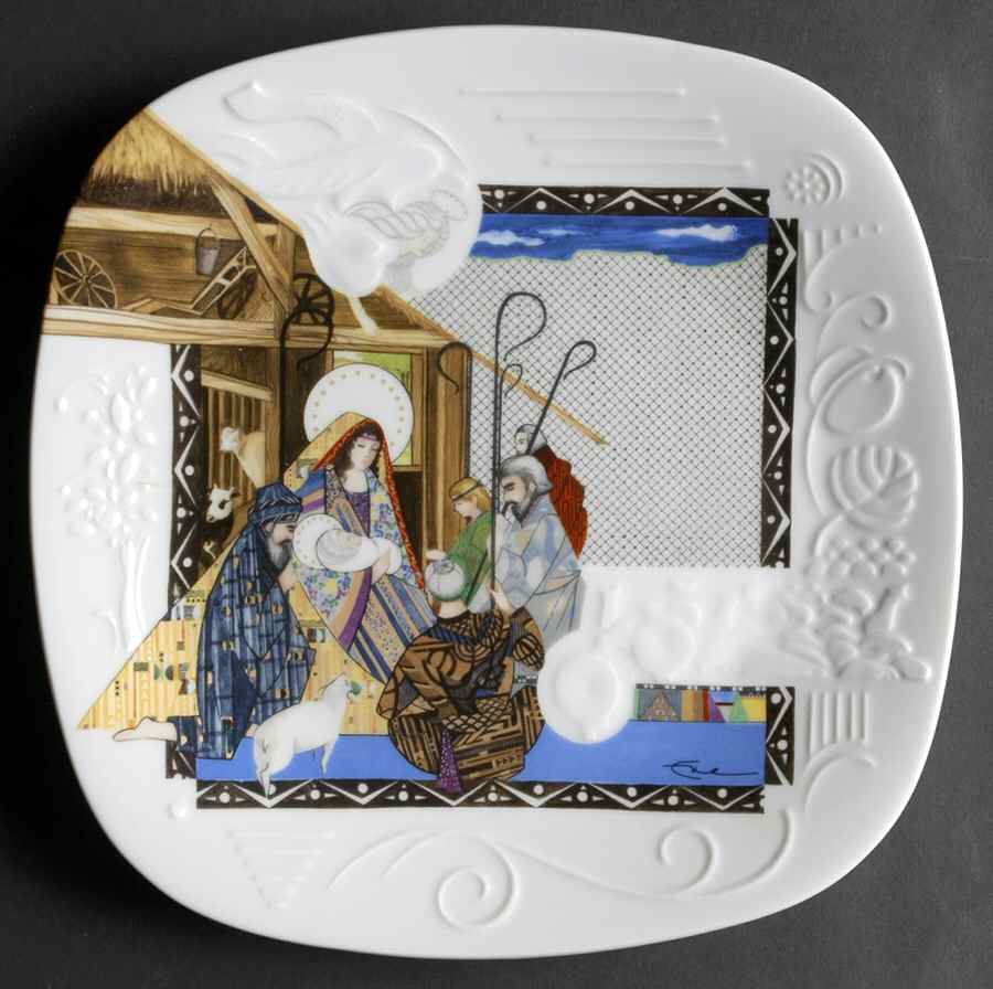 Story of Christmas Adoration Of The Shepherds - Boxed by Edwin Knowles-1